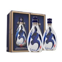 需凑单：汾酒 青花30复兴版 48度 清香型白酒 500ml*2瓶 双瓶装（内含礼袋）