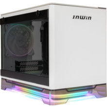 INWIN迎广A1 Lite 白色 Mini-ITX迷你电脑机箱(支持ITX主板/120水冷/配ASP风扇*2/可适配显卡/可背线)