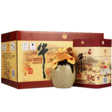 牛栏山 百年陈酿 三牛 浓香型 白酒 36度 500ml*6瓶 整箱装