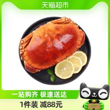 88VIP会员：喵满分 英国熟冻面包蟹800-1000g/只海鲜水产