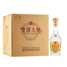 双沟大曲 金奖 光瓶 浓香型白酒 纯粮食酒 46度 500mL 9瓶 整箱装
