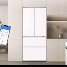 再降价、plus会员：Leader海尔智家出品456L风冷无霜一级能效法式多门四开门超薄零嵌入式冰箱BCD-456WGLFD45L9U1