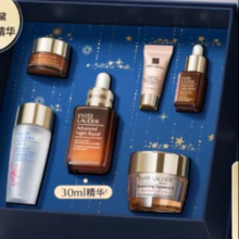 Estee Lauder 雅诗兰黛 小棕瓶礼盒精华液 30ml（赠 第二代樱花水30ml+胶原霜乳霜款15ml +小棕瓶精华7ml+小棕瓶眼霜3ml+DW粉底液#175ml+精华露1.5ml+眼霜0.5ml）