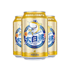 plus会员：青岛啤酒（TsingTao）大白鲨9度听装整箱 330mL 24罐