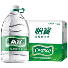 plus会员:怡宝 饮用纯净水 4.5L*4桶*1箱