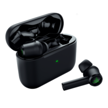 雷蛇 Razer 战锤狂鲨真无线专业版 入耳式耳塞 电竞耳机 主动降噪 游戏 吃鸡耳机