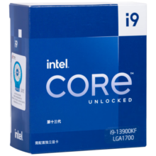 英特尔(Intel)酷睿 13代 CPU处理器 台式机 原盒 13代 i9-13900KF【24核32线程】