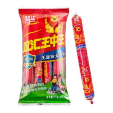 再降价、plus会员:双汇 王中王无淀粉级火腿肠  休闲零食香肠 270g*1袋