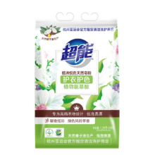 超能 植沐悦色 天然皂粉 洗衣粉 1.2kg+308g  风铃草香