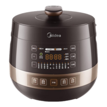 美的（Midea）电压力锅高压锅 家用全自动智能预约易清洁不粘双胆一键排气煲汤炖肉保温电饭煲 MY-YL50Easy203 4.8L