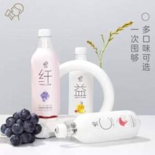 HEYTEA 喜茶 喜小瓶 无糖气泡水 海盐荔枝/巨峰葡萄味 500ml*15瓶