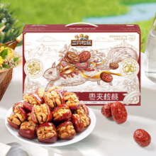 PLUS会员：三只松鼠 每日枣夹核桃 750g/约70小袋