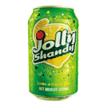 怡乐仙地（Jolly Shandy）柠檬味低醇果味啤酒330ml*24听 整箱装