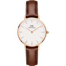 丹尼尔惠灵顿（DanielWellington） DW手表女时尚石英腕表简约女表 生日礼物送礼送女友 骆色表带DW00100228