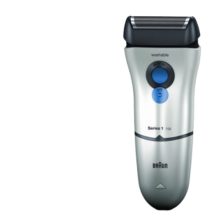 博朗（BRAUN）高效1系电动剃须刀140s//150s充电差旅便携往复式刮胡刀送男友送老公送老爸成人学生生日礼物实用 【1系入门款】150s 银色 普通装