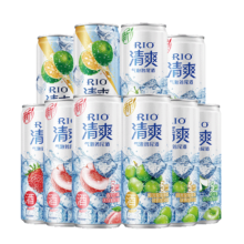 PLUS会员、首单礼金：RIO 锐澳 鸡尾酒 清爽全家福 330ml*10罐