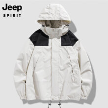 PLUS会员：JEEP SPIRIT 吉普 冲锋夹克 冲锋衣 男女同款 多色可选