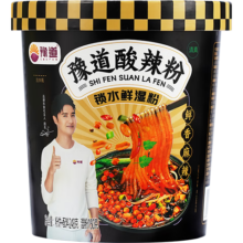 Plus会员：豫道食品  黑金酸辣粉手打鲜湿粉248g*6桶整箱装