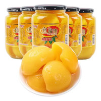 椰领 黄桃罐头510g*4瓶