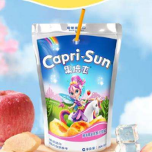 PLUS会员、概率劵、需首单：Capri-Sun 果倍爽 儿童果汁 尝鲜装 桃苹果 200ml*1袋