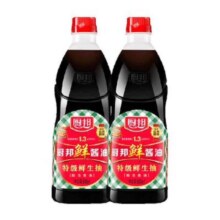 88VIP：厨邦 鲜酱油900mlx2瓶特级生抽