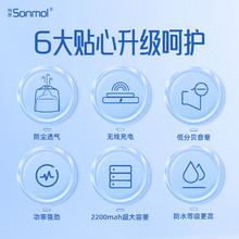 朔茂 sonmol）儿童电动压力喷雾洗鼻器升级版2200mAh锂电池 配防尘盖