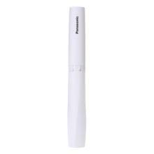 松下（Panasonic） 电动鼻毛修剪器 男士用刮剃修去鼻毛器剪刀女用自动干电池式修眉造型脱毛器 ER-GN20-W 白色