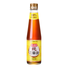 plus会员：香满园 芝麻香油 凉拌调味烹饪火锅 芝麻油 香油 400ml