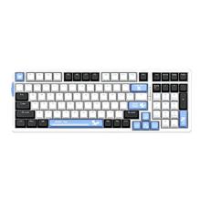 VGN V98 Pro 97键 2.4G蓝牙 多模无线机械键盘 水晶酒红轴