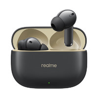 realme 真我 Buds T300 入耳式真无线动圈主动降噪蓝牙耳机 动感黑