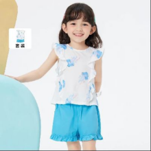 balabala 巴拉巴拉 甜美纯棉两件套 儿童套装