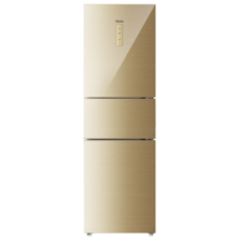 Haier海尔冰箱三开门小型家用电冰箱超薄风冷无霜三门大容量速冻保鲜三二一级能效变频智能节能小冰箱 风冷无霜【2】级216L节能省电冰箱