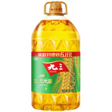 Plus会员：九三 非转基因物理压榨玉米油6.18L *1桶装