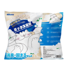 妮可露猫砂混合猫砂豆腐膨润土速溶可冲厕所抑菌除臭豆腐砂原味茉莉 【原味】混合猫砂2.5kg*6袋