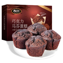 PLUS会员: 俏侬 巧克力玛芬蛋糕 480g/盒（6个装）