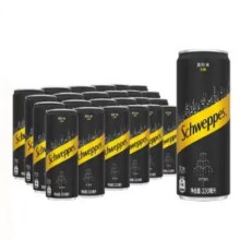 再补货、30日20点、京东百亿补贴：可口可乐（Coca-Cola）Schweppes无糖零卡苏打水汽水饮料整箱装 330ml*24罐 1箱 原味
