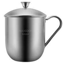 PLUS会员：MAXCOOK 美厨 MCB067 不锈钢水杯 300ml*2件
