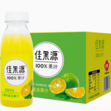 88VIP！佳果源 100%小青柠复合果汁280g*9瓶