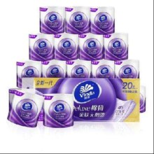 PLUS会员：Vinda 维达 有芯卷纸 棉韧4层130克20卷