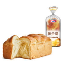 plus会员:曼可顿 黄金堡面包 300g*2袋＊4件