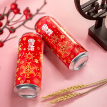 plus会员:雪花啤酒 节庆红罐8度 500ml*12听 *3件