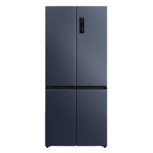 预售、需支付定金、plus会员、需凑单：TCL 超薄零嵌系列 R456T9-UQ 风冷十字对开门冰箱 456L 烟墨蓝+凑单品