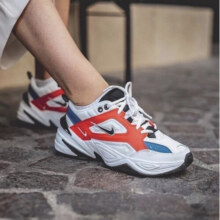 耐克 Nike M2K Tekno 复古老爹鞋 休闲跑步AV4789  AO3108 AO3108-101 女款白橙 38