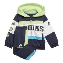 7日10点、限尺码：adidas 阿迪达斯 男小童长袖套装