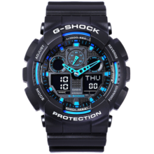 卡西欧（CASIO）G-SHOCK 海洋之心 时尚炫酷防水防震运动男表 GA-100-1A2DR