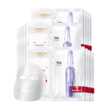 欧莱雅玻色因B5安瓶面膜15片（赠36片）拍2到手102片折合6.45/片