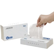 plus会员、需入会：百家好世 抽取式一次性TPE手套加厚食品级 家用盒装300只