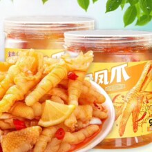 PLUS会员:精武 柠檬酸辣去骨凤爪500g *2罐