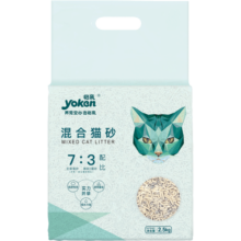 怡亲 豆腐猫砂2.5kg绿茶低尘遮臭猫沙吸水易结团可冲厕所 混合砂 |  2.5kg*6包（30斤）