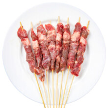 游牧御品 蒙古牛肉串30串腌制 烧烤食材烤肉烤串 阿拉善戈壁放养小黄牛肉
